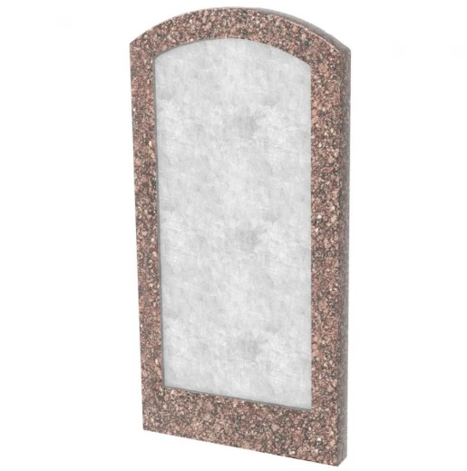 Стела пам'ятника з Ток граніту 800x400x50 вертикальна з полірованими фасками stn-tok-pf-80-40-05-009