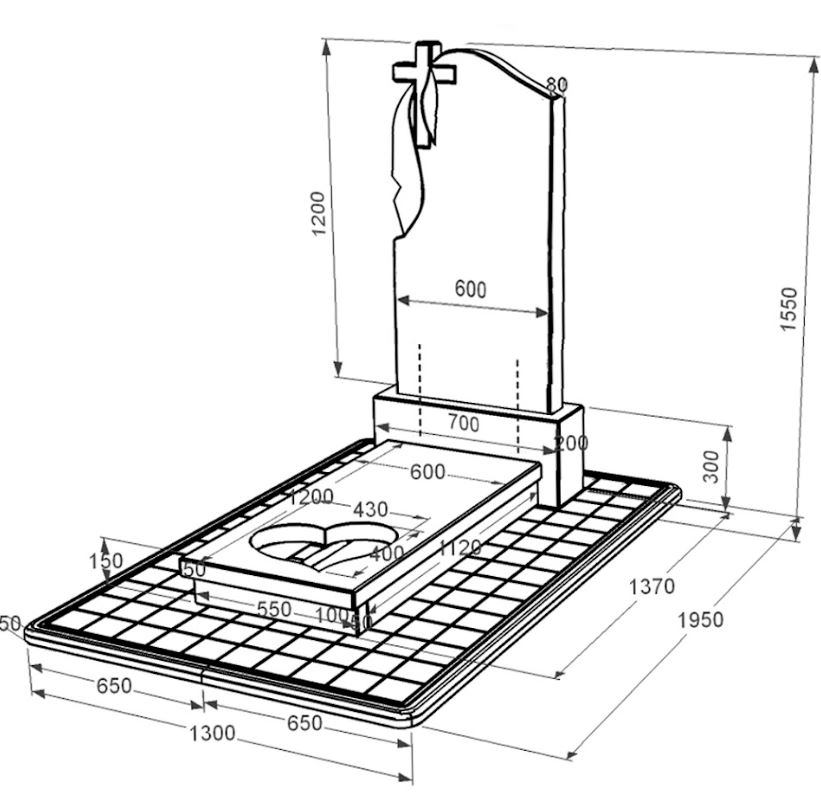 Размеры Гранитный памятник сыну одинарный из черного гранита Коростышев с сердцем резная работа к11-kor-npf-120-60-08-142-pbd3