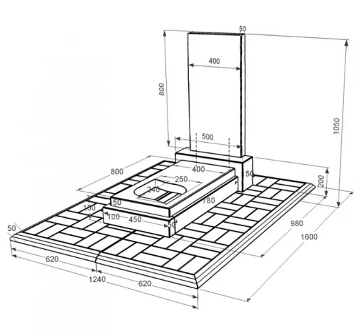 Размеры Гранитный памятник мужской одинарный из черного гранита Коростышев с листом резная работа к13-kor-npf-80-40-05-001-pbd1