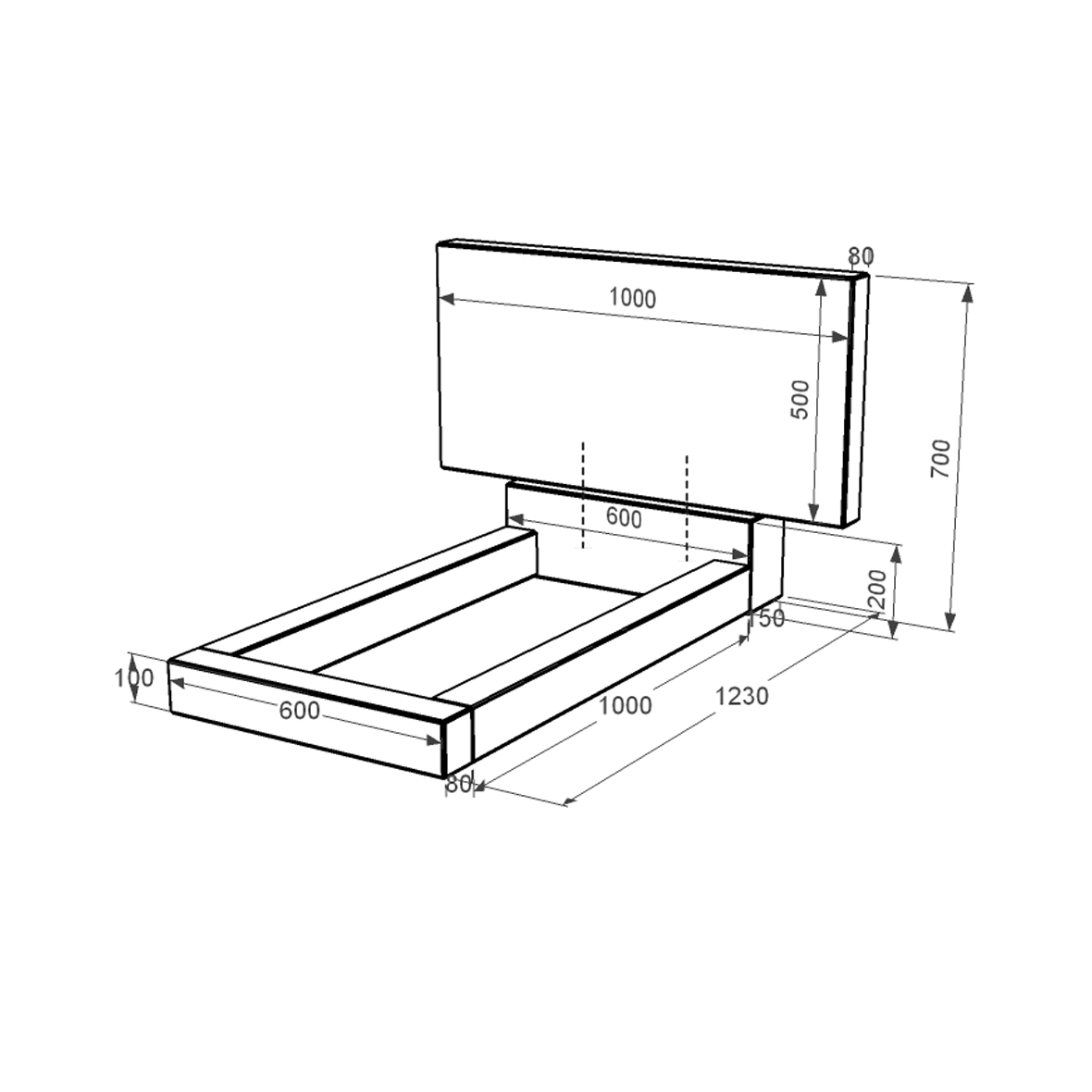 Памятник на могилу из гранита высотой 70 см одинарный из черного гранита Коростышев без резных работ к2-kor-npf-50-100-08-001