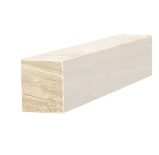 С других сторон Брус для цветника и гробницы гарантия 5 лет 600x100x80 из мрамора лицевой (тыльный) с полированными фасками из мрамора Дайна br-dan-pf-60-10-08