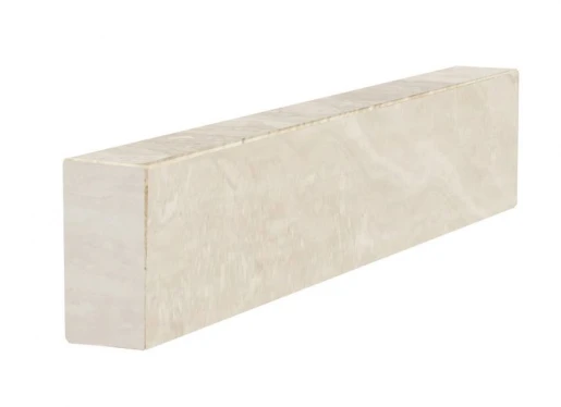 С других сторон Брус для цветника и гробницы 550x100x50 лицевой (тыльный) с полированными фасками из мрамора Дайна br-dan-pf-55-10-05