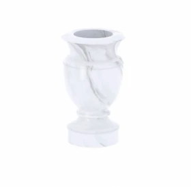 Ваза для цвинтаря із мармуру висотою 25 см Волокас vz-vol-25-15