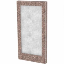 Стела памятника из гранита 800x400x50 вертикальная с неполированными фасками из Токовского гранита stn-tok-npf-80-40-05-001