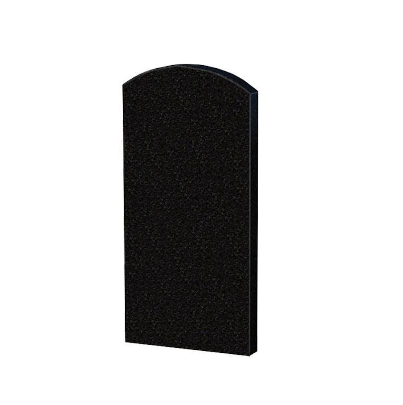 Основное Стела памятника габбро 800x400x50 из гранита вертикальная с полированными фасками Букинского карьера st-buk-pf-80-40-05-009