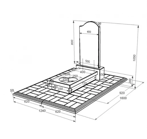 Розміри Гранітний пам'ятник чоловічий одинарний із чорного граніту Коростишів з серцем різьблена робота к11-kor-npf-80-40-05-011-r-pbd1