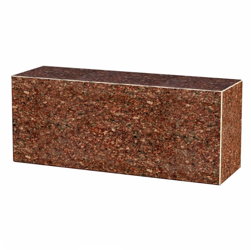 Основне Постамент для пам'ятника на могилу із неполірованими фасками 500x200x150 з Токівського граніту tb-tok-npf-50-20-15