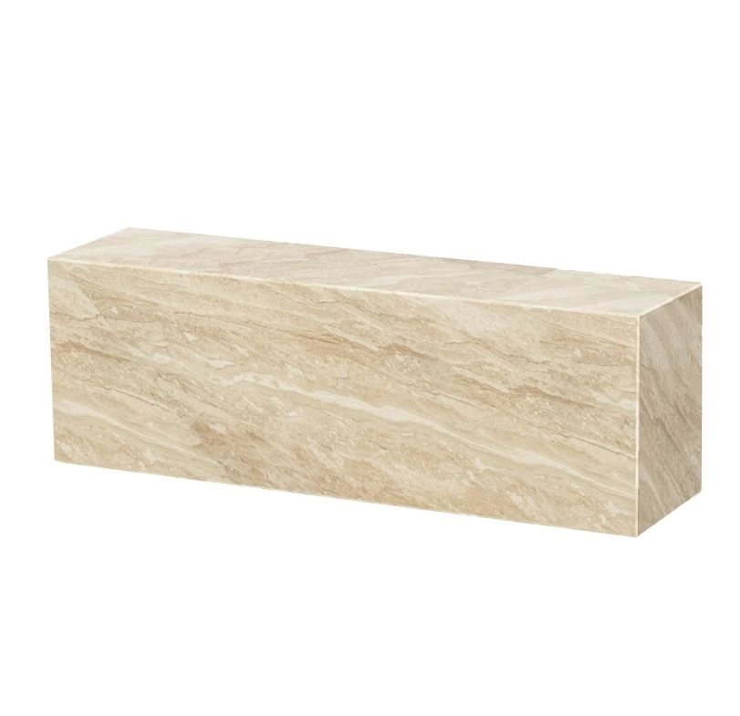 Основне Постамент пам'ятника на могилу кольоровий 600x200x150 з полірованими фасками з мармуру Дайна tb-dan-pf-60-20-15