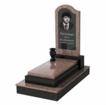 Памятник из гранита сыну одинарный из гранита Токовский Коростышевский к12-tok-kor-pf-80-40-05-011-ck