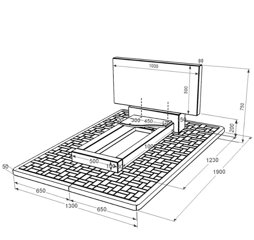 Розміри Пам'ятник із граніту на кладовище одинарний із чорного граніту Коростишів з хвилею різьблений к4-kor-npf-50-100-08-001-pbd2