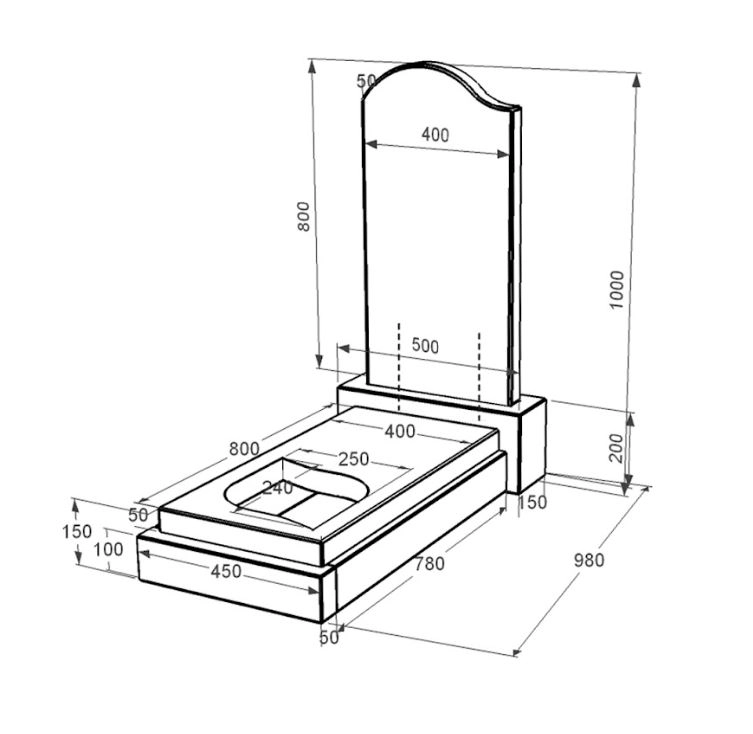Размеры Памятник из гранита фигурный одинарный из черного гранита Коростышев с листом резная работа к13-kor-npf-80-40-05-011