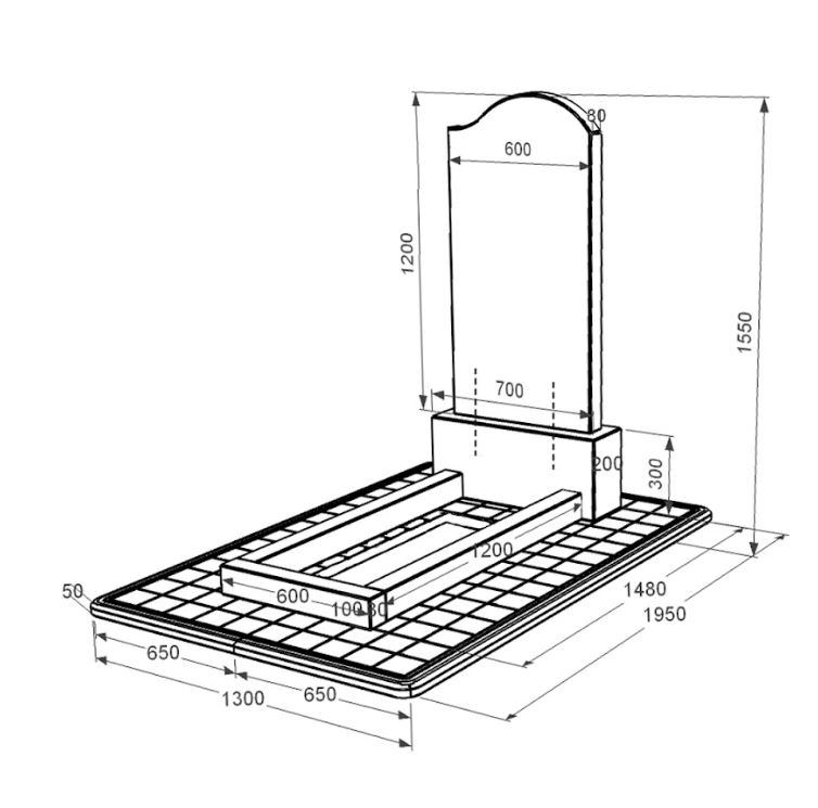 Размеры Гранитный памятник для женщин одинарный из черного гранита Коростышев с волной резной к1-kor-npf-120-60-08-011-r-pbd3