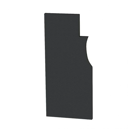 Пластина накладка на памятник для портрета и надписей фигурная 370x810x20 с Ивано-Долинского карьера ptk-baz-pf-pt-81-37-02-142-r