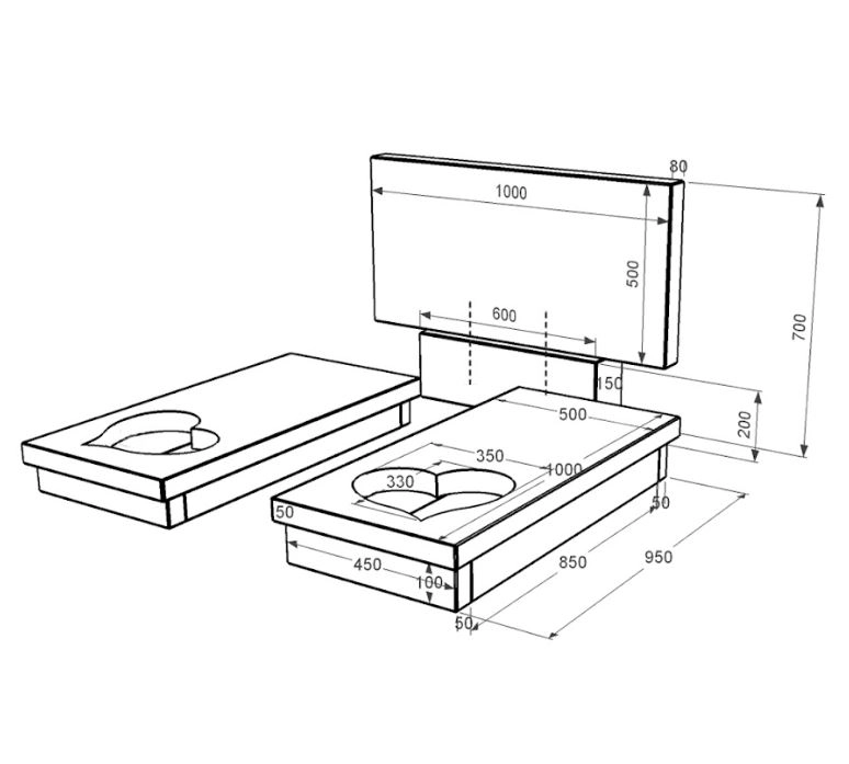 Розміри Гранітний пам'ятник на могилу середнього розміру подвійний із чорного граніту Коростишів з серцем різьблена робота к20-kor-pf-50-100-08-001