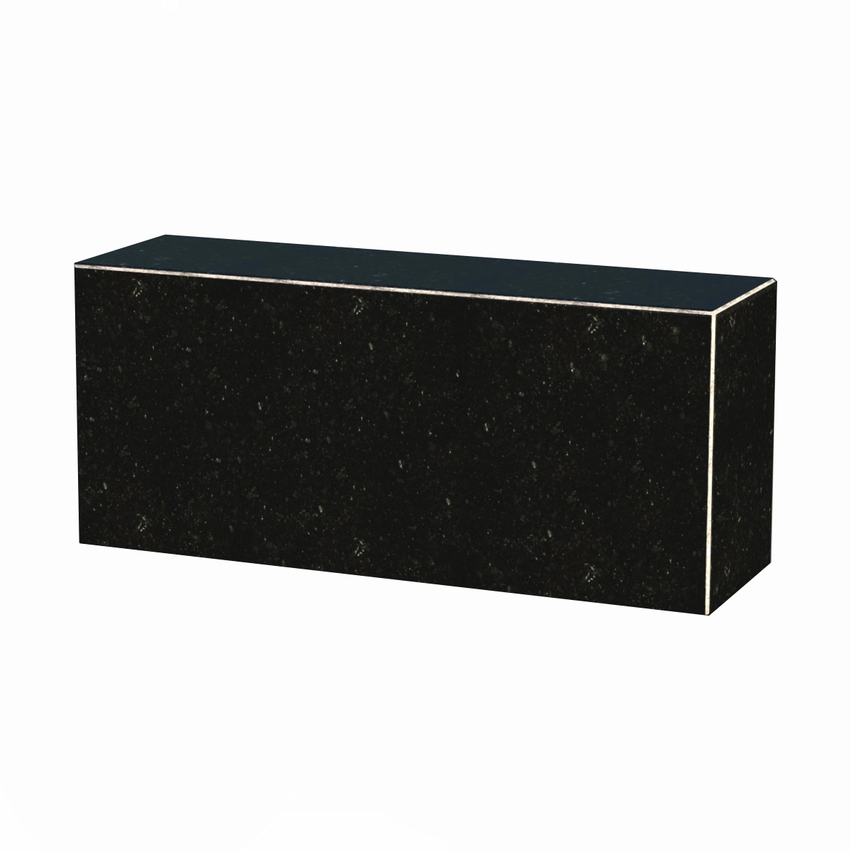 Основне Постамент для пам'ятника на могилу висотою 30 см з граніту із неполірованими фасками Коростишівського кар'єру tb-kor-npf-70-30-20