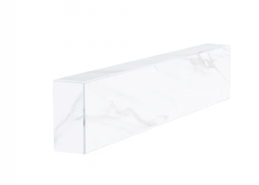 С других сторон Брус для цветника и гробницы 550x100x50 из мрамора лицевой (тыльный) с полированными фасками из мрамора Волокас br-vol-pf-55-10-05