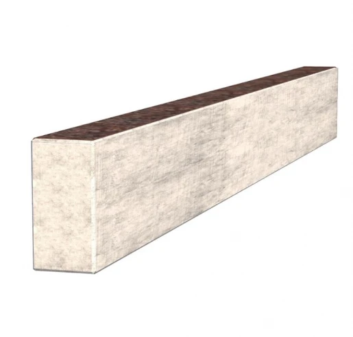С других сторон Брус для цветника и гробницы из Токовского гранита 1000x100x50 боковой с неполированными фасками br-tok-npf-100-10-05