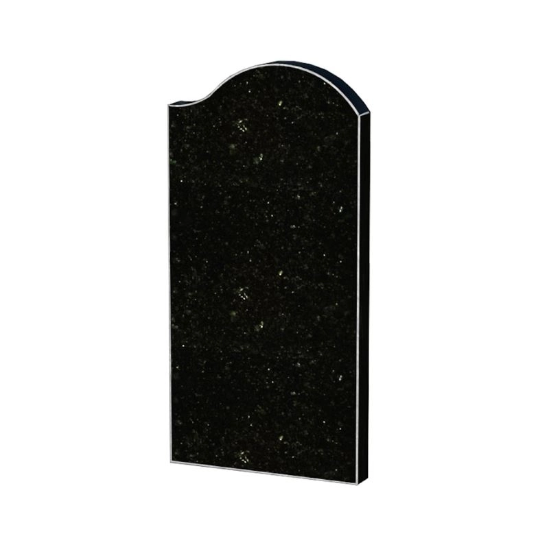 Основне Стела пам'ятника права 800x400x50 з граніту одинарна із неполірованими фасками Коростишівського кар'єру st-kor-npf-80-40-05-011-r