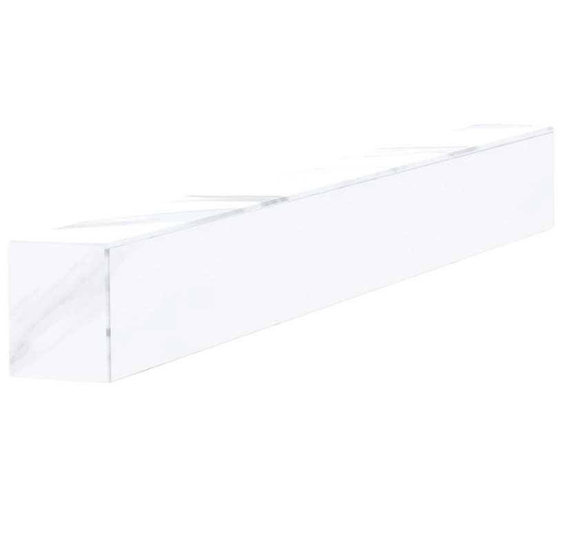 З інших боків Брус для квітника та гробниці довжиною 97 см бічний з полірованими фасками із мармуру Волокас br-vol-pf-97-10-08