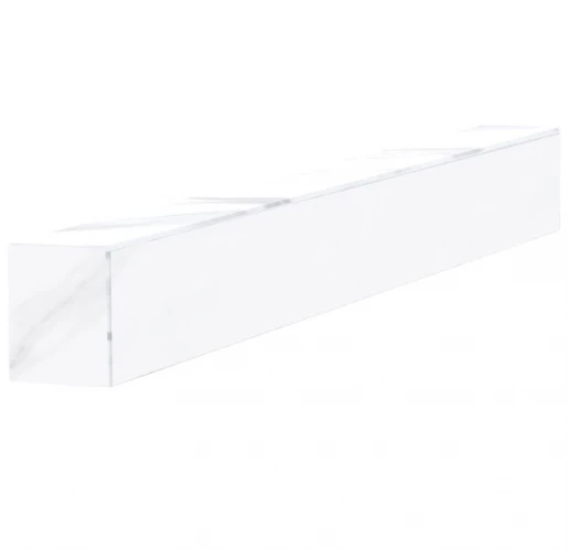 С других сторон Брус для цветника и гробницы длиной 97 см боковой с полированными фасками из мрамора Волокас br-vol-pf-97-10-08