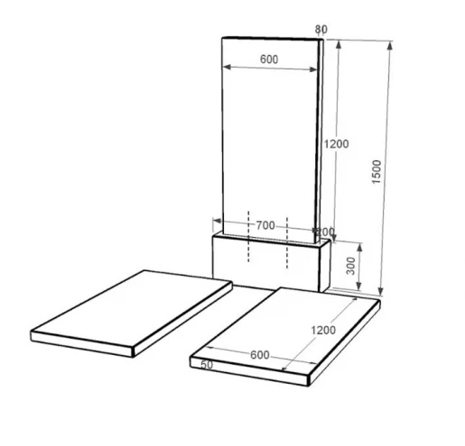 Размеры Памятник на могилу из гранита для супругов двойной из черного гранита Коростышев без резных работ к17-kor-pf-120-60-08-001