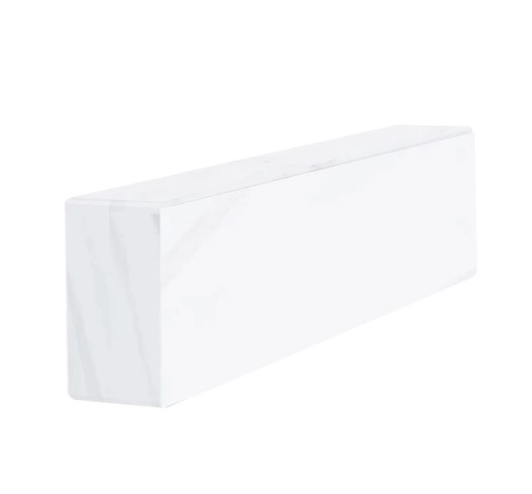 З інших боків Брус для квітника та гробниці з мармуру Волокас 500x100x50 лицьовий (тильний) з полірованими фасками br-vol-pf-50-10-05