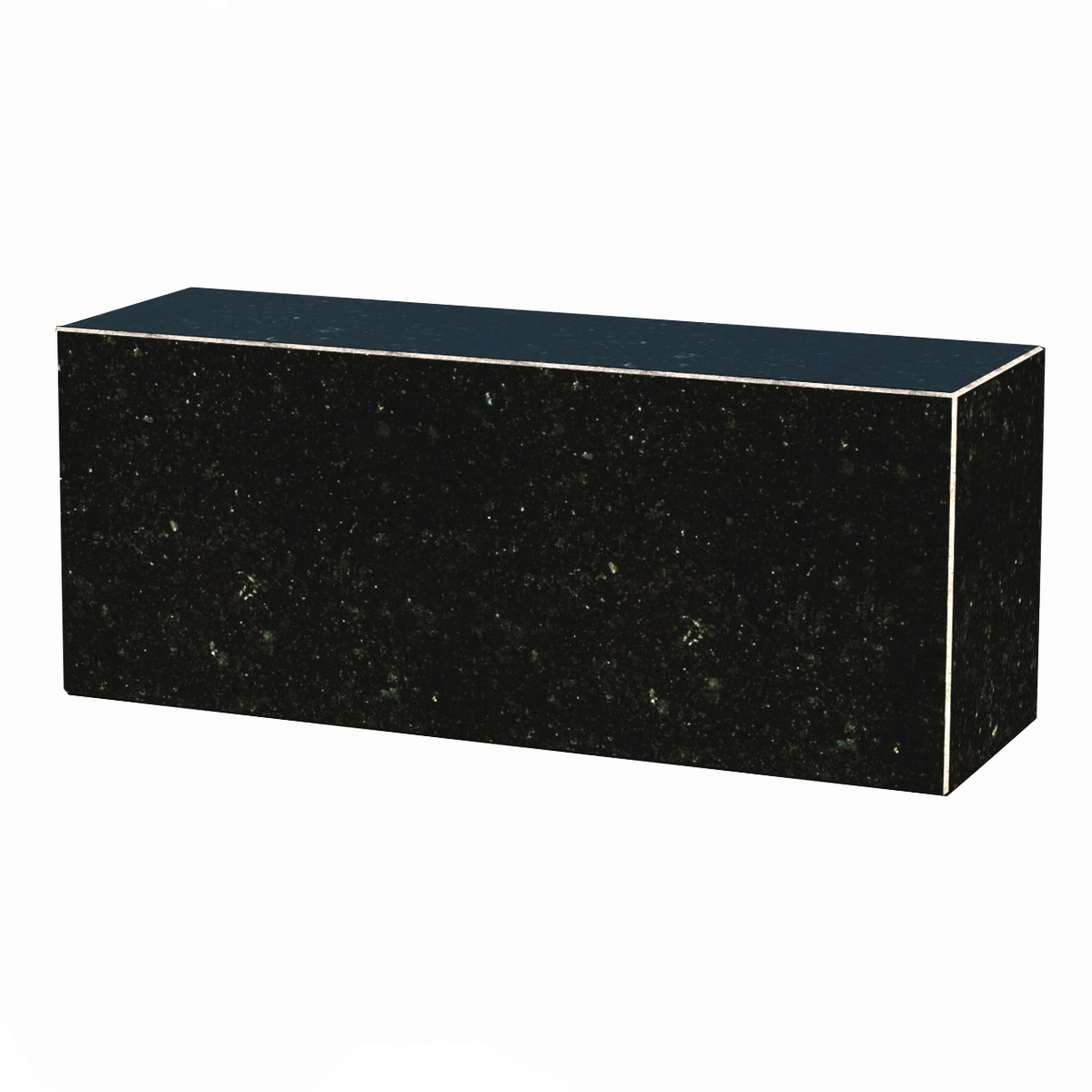 Основне Постамент для пам'ятника на могилу висотою 20 см  з граніту із не полірованими фасками Коростишівського кар'єру tb-kor-npf-60-20-15