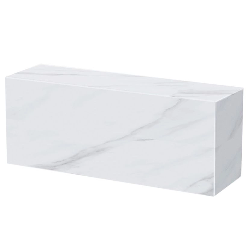 Основное Постамент под памятник на могилу с полированными фасками 500x200x150 из мрамора Волокас tb-vol-pf-50-20-15