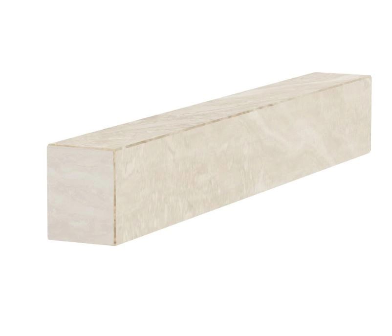 С других сторон Брус для цветника и гробницы производство Украина 700x100x80 лицевой (тыльный) с полированными фасками из мрамора Дайна br-dan-pf-70-10-08