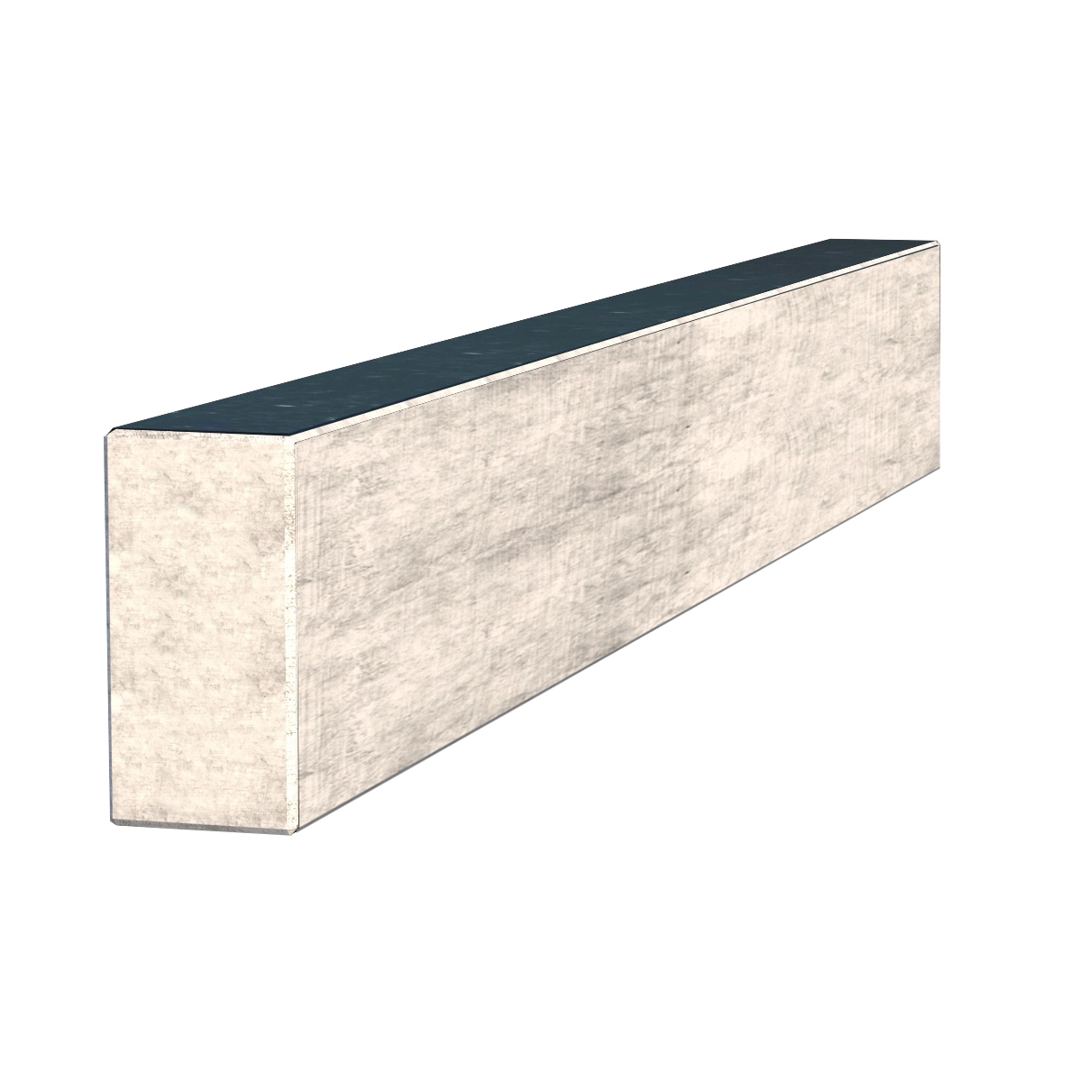 З інших боків Брус для квітника на могилу неполіровані фаски 850x100x50 з граніту бічний Коростишівського кар'єру br-kor-npf-85-10-05