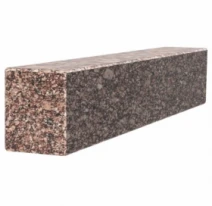 Брус для цветника и гробницы 600x100x80 из гранита лицевой (тыльный) с полированными фасками из Токовского гранита br-tok-pf-60-10-08