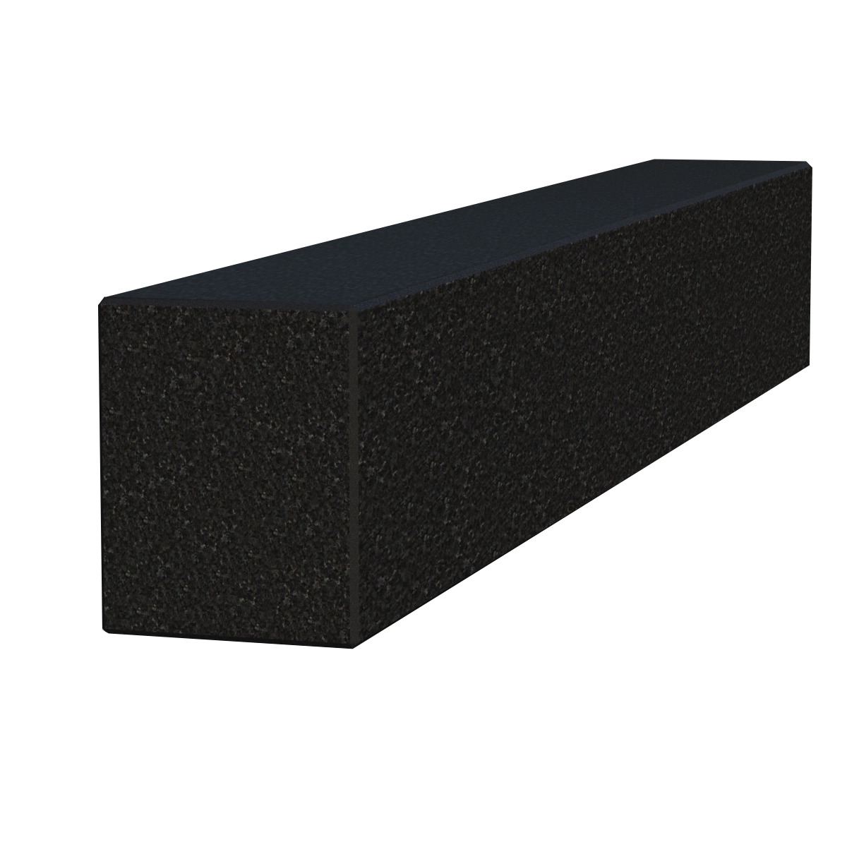 Основное Брус для цветника на могилу длиной 70 см 700x100x80 из гранита лицевой с полированными фасками Букинского карьера br-buk-nf-70-10-08