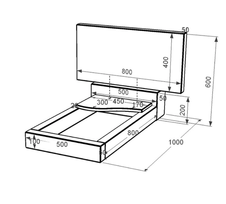 Розміри Гранітний пам'ятник горизонтальний одинарний із чорного граніту Коростишів з хвилею різьблений к5-kor-pf-40-80-05-001-l