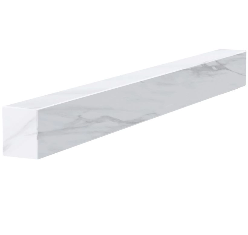 Основне Брус для квітника та гробниці 1170x100x80 бічний з полірованими фасками із мармуру Волокас br-vol-pf-117-10-08