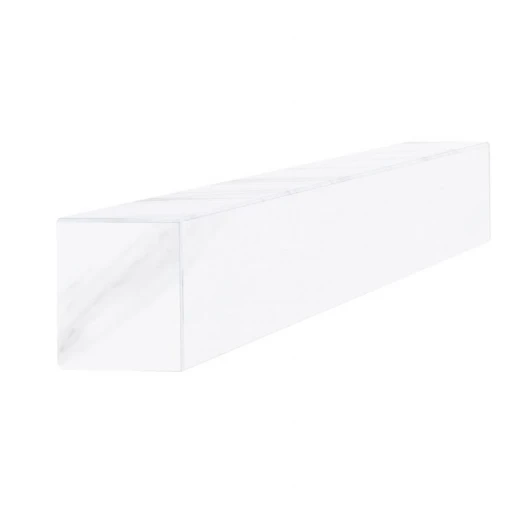 С других сторон Брус для цветника и гробницы из камня Греция 1000x100x80 из мрамора боковой с полированными фасками из мрамора Волокас br-vol-pf-100-10-08