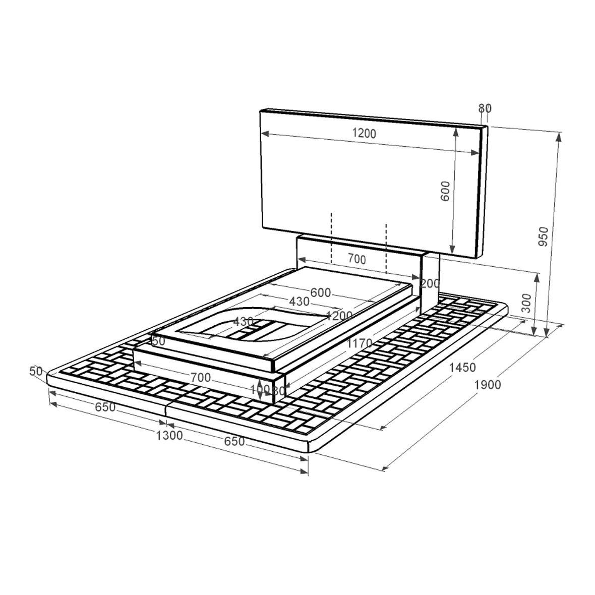 Розміри Гранітний пам'ятник з одним надгробком одинарний із чорного граніту Коростишів з листом різьблена робота к13-kor-npf-60-120-08-001-pbd2