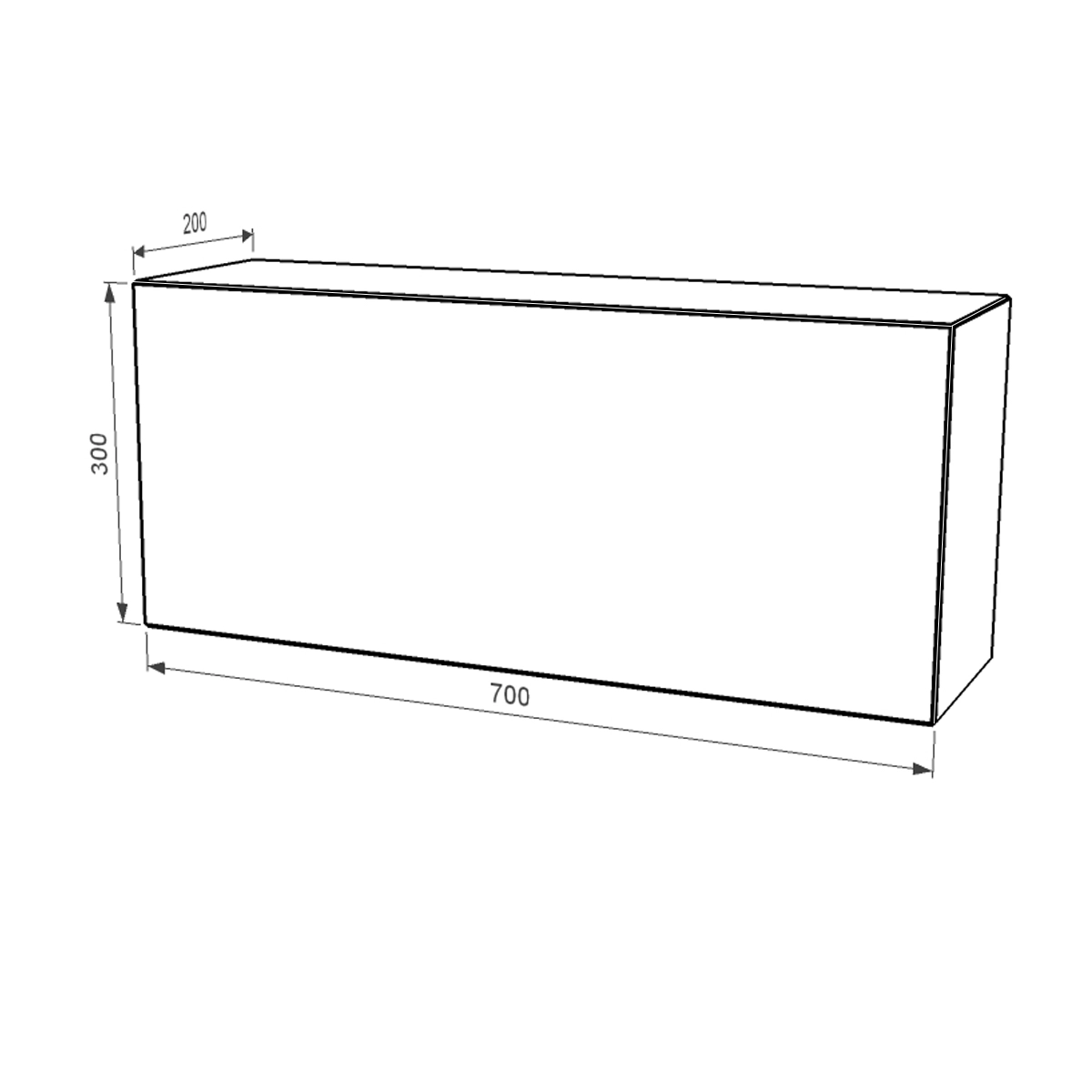 Размеры Тумба памятника на могилу с неполированными фасками из гранита с неполированными фасками Букинского карьера tb-buk-npf-70-30-20