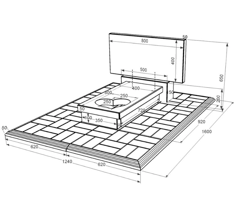 Розміри Гранітний надгробок горизонтальний одинарний із чорного граніту Коростишів з серцем різьблена робота к11-kor-pf-40-80-05-001-pbd1