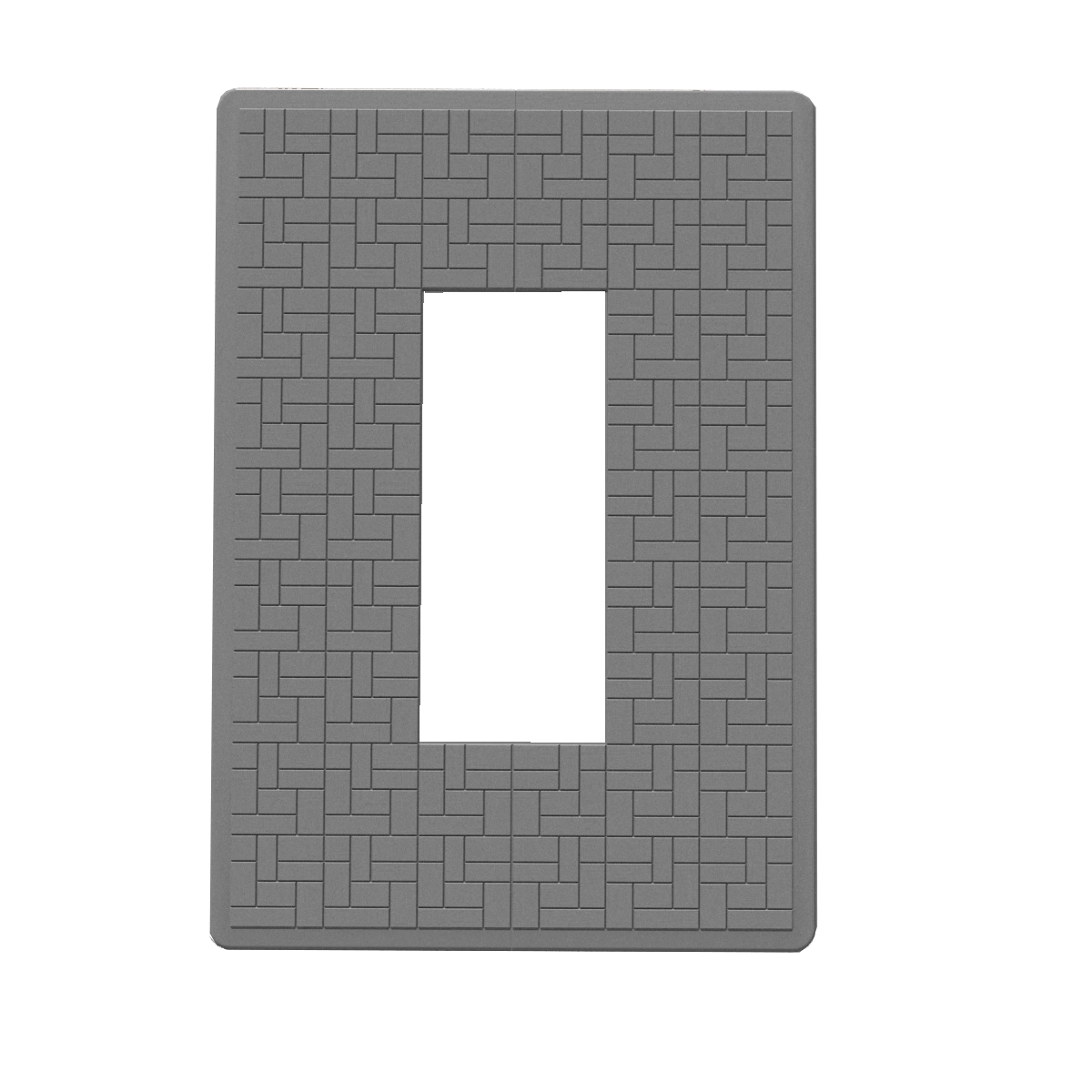 Основне Плита протиусадкова під пам'ятник для цвинтаря 1900x1300x50 з отвором для квітника одинарна серія Плитка pbd-Plitka-190-130-05