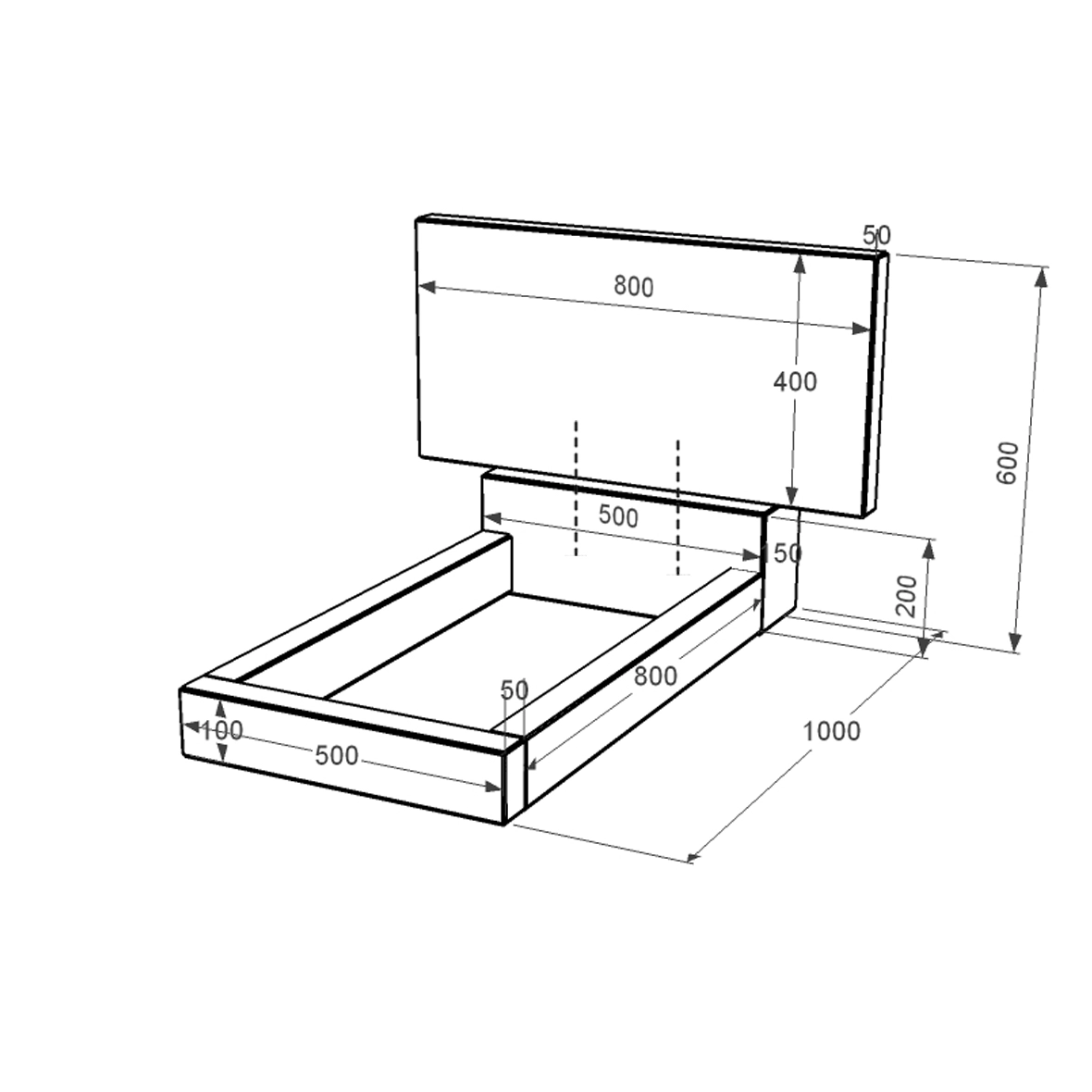 Размеры Гранитный памятник 60 см высотой одинарный из черного гранита Коростышев без резных работ к2-kor-npf-40-80-05-001