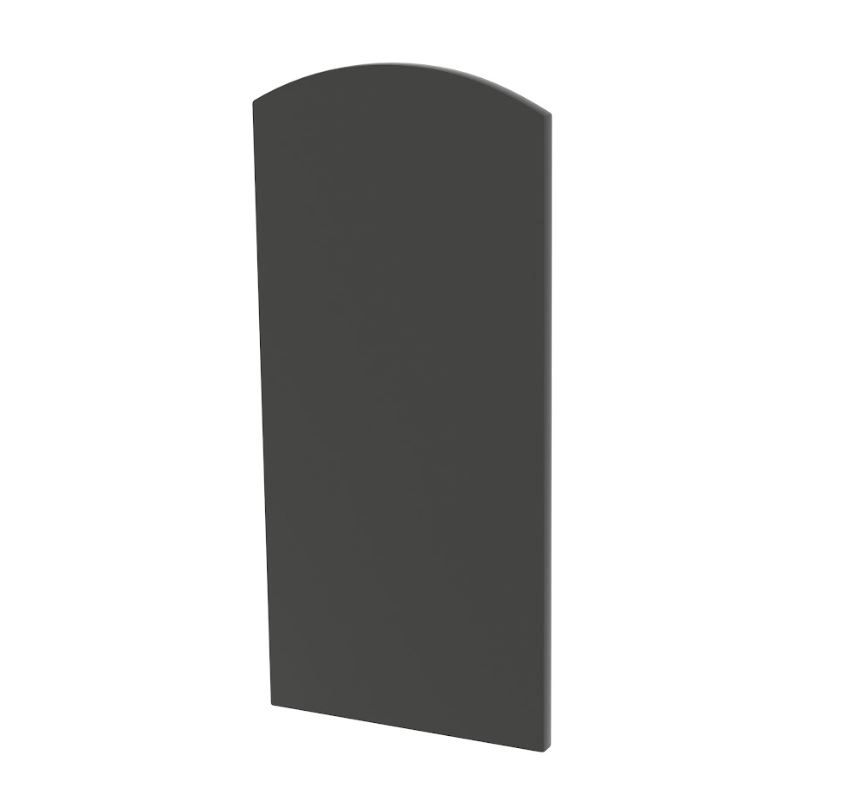 Основное Пластина вставка на памятник для портрета и надписей элитная 300x650x20 дугообразная с Ивано-Долинского карьера ptk-baz-pf-pt-65-30-02-009