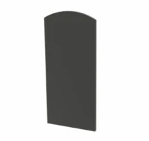 Пластина вставка на памятник для портрета и надписей элитная 300x650x20 дугообразная с Ивано-Долинского карьера ptk-baz-pf-pt-65-30-02-009