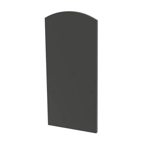 Пластина вставка на памятник для портрета и надписей элитная 300x650x20 дугообразная с Ивано-Долинского карьера ptk-baz-pf-pt-65-30-02-009