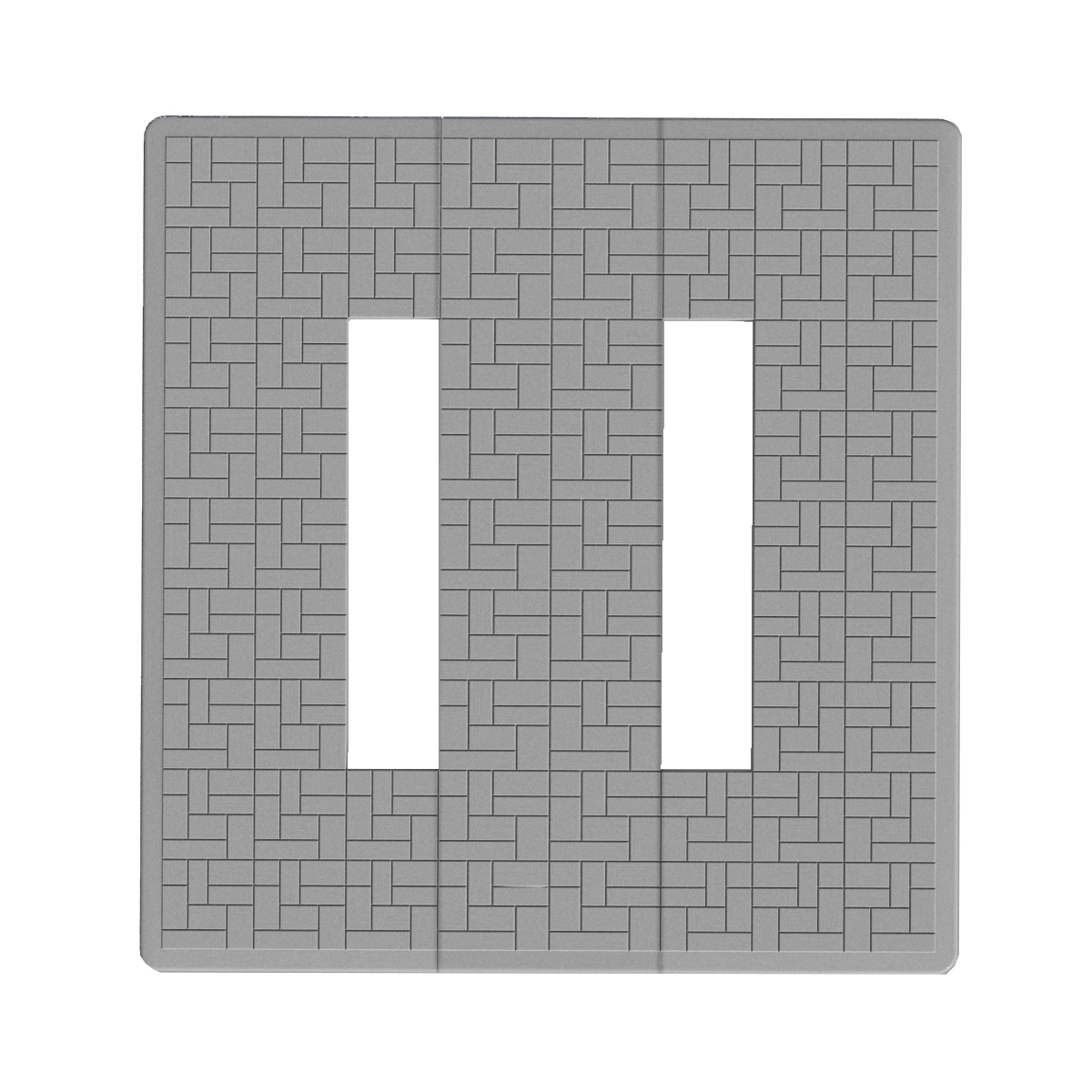 Основне Протиусадкова плита під пам'ятник велика Д/Ш/Т 1900x1800x50 з отвором для квітника подвійнасерія Плитка pbd-Plitka-190-180-05