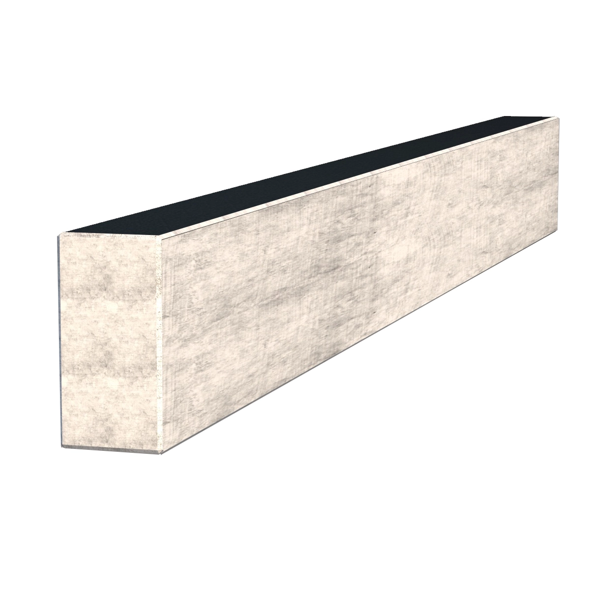 С других сторон Брус для цветника на могилу длиной 800 мм из гранита боковой с не полированными фасками Букинского карьера br-buk-npf-80-10-05