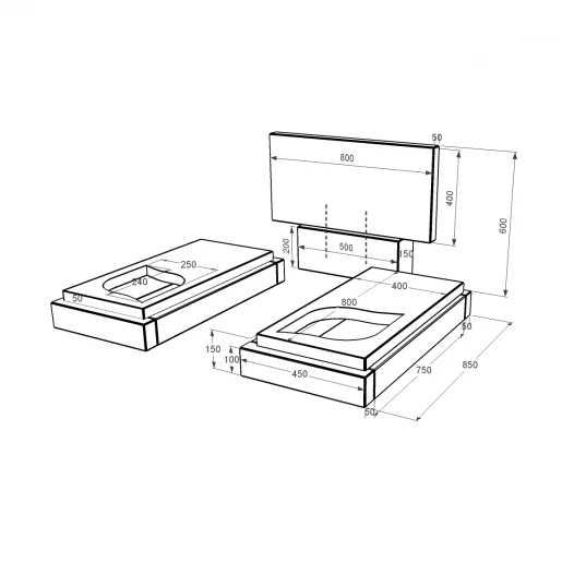 Гранітний пам'ятник горизонтальний подвійний із чорного граніту Коростишів з листом різьблена робота к22-kor-npf-40-80-05-001