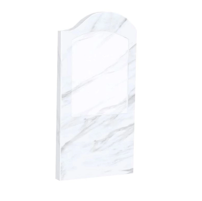 Основне Стела пам'ятника шириною 40 см 800x400x50 з мармуру вертикальна з полірованими фасками із мармуру Волокас права st-vol-pf-80-40-05-011-r