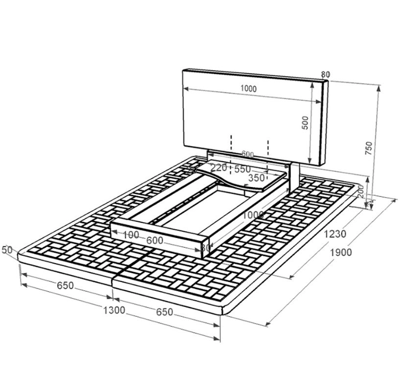 Размеры Надгробие из гранита стела 50х100 см одинарный из черного гранита Коростышев с волной резной к5-kor-pf-50-100-08-001-pbd2