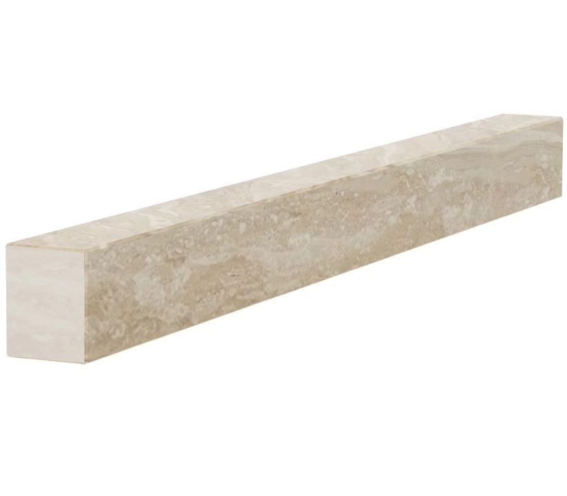 Основное Брус для цветника и гробницы 1170x100x80 боковой с полированными фасками из мрамора Дайна br-dan-pf-117-10-08