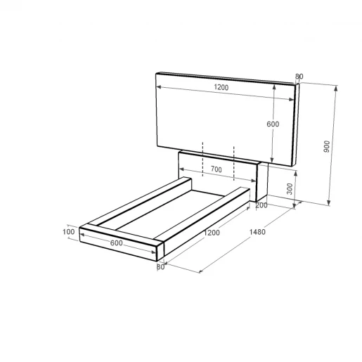 Розміри Гранітний пам'ятник на могилу висотою 90 см одинарний із чорного граніту Коростишів без різьблених робіт к1-kor-npf-60-120-08-001